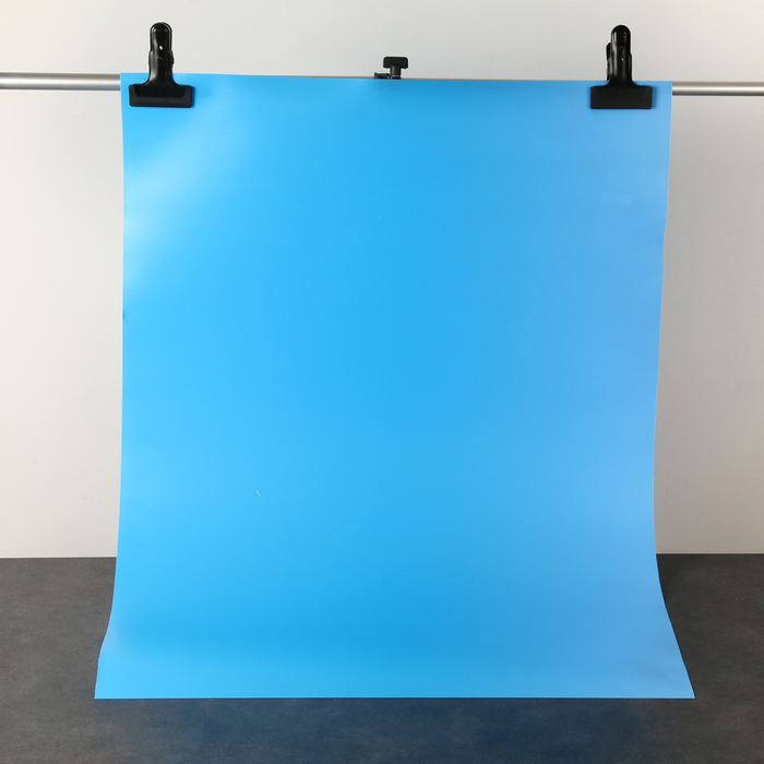 Фотофон для предметной съёмки "Голубой" ПВХ, 100 х 70 см