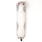 Мягкая игрушка «Котик», 90 см, цвет серый - Фото 3