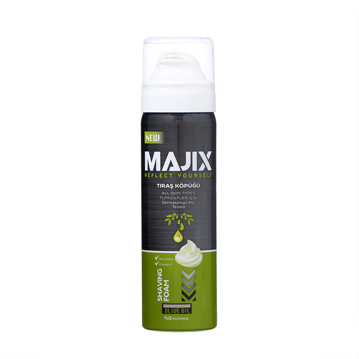Пена для бритья Majix Olive oil, 50 мл - Фото 1