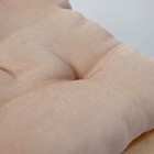 Сидушка 40х40х4см цв.бежевый жаккард пэ100% - фото 24430284 Сидушка 40х40х4см цв.бежевый жаккард пэ100% - фото 24430284