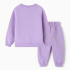 Костюм детский (джемпер, брюки) KAFTAN Hello р.28 (86-92), лиловый - фото 25526393