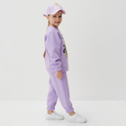 Костюм детский (джемпер, брюки) KAFTAN Hello р.28 (86-92), лиловый - фото 25526386