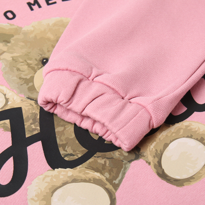 Костюм для девочки (джемпер, брюки) KAFTAN: Hello, розовый, размер 30 (98-104 см)