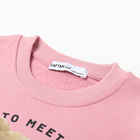 Костюм детский (джемпер, брюки) KAFTAN Hello р. 36 (134-140), розовый - фото 25526441