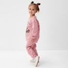 Костюм детский (джемпер, брюки) KAFTAN Hello р. 38 (146-152), розовый - фото 25526450