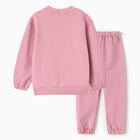 Костюм детский (джемпер, брюки) KAFTAN Hello р. 40 (158-164), розовый - фото 25526458