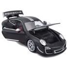 Машинка Bburago Porsche 911 Gt3 Rs 4.0, Die-Cast, 1:18, открывающиеся двери, цвет чёрный - Фото 4