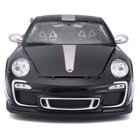 Машинка Bburago Porsche 911 Gt3 Rs 4.0, Die-Cast, 1:18, открывающиеся двери, цвет чёрный - Фото 6