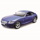 Машинка Bburago Bmw Z4 M Coupe, Die-Cast, 1:32, цвет синий - Фото 1