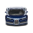 Машинка Bburago Bugatti Chiron, Die-Cast, 1:32, цвет тёмно-синий - Фото 8