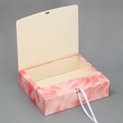 Коробка подарочная складная, упаковка, «Для тебя», 31 х 24,5 х 8 см - фото 11230109