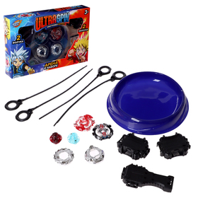 {{photo.Alt || photo.Description || 'Набор боевых волчков «Арена сражения», 2 волчка, арена, 2 запуска, цвет МИКС, уценка'}}