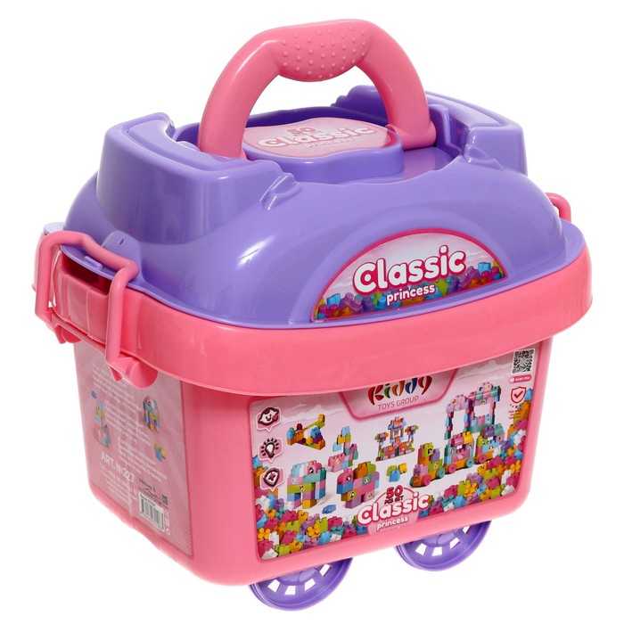 УЦЕНКА (сломаны застёжки) Конструктор для принцесс, в чемодане - Фото 1