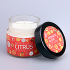 Свеча ароматическая в банке "Апельсин и гранат", совый воск, 80 г - Фото 4