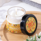 Ароматическая свеча в банке «Манго маракуйя», соевый воск, 80 г - Фото 1