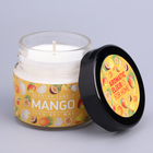 Ароматическая свеча в банке «Манго маракуйя», соевый воск, 80 г - Фото 4
