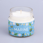 Ароматическая свеча в банке «Морская вода», соевый воск, 80 г - Фото 5