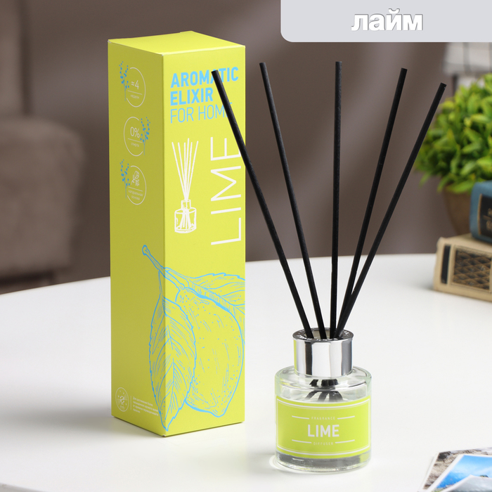 Ароматический диффузор Мятный лайм 40 мл - Фото 1
