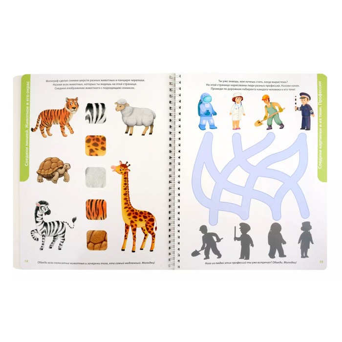 Развивающий альбом «Пиши - стирай», 2+ 10389502