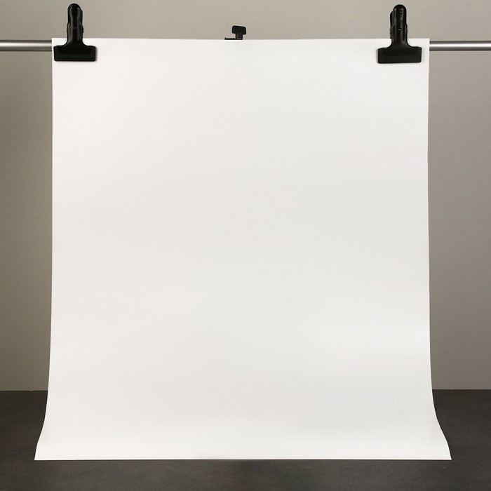 Фотофон для предметной съёмки Белый ПВХ, 100 х 70 см