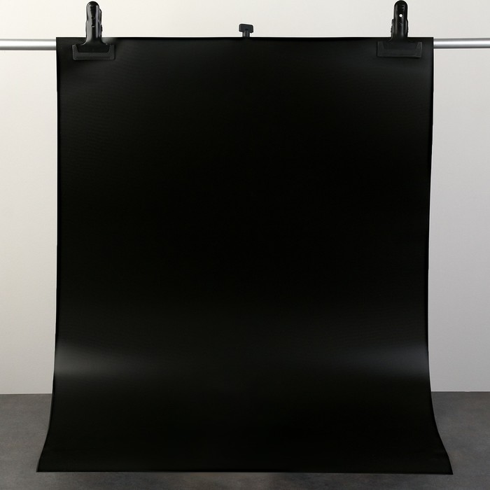 Фотофон для предметной съёмки Чёрный ПВХ, 100 х 70 см