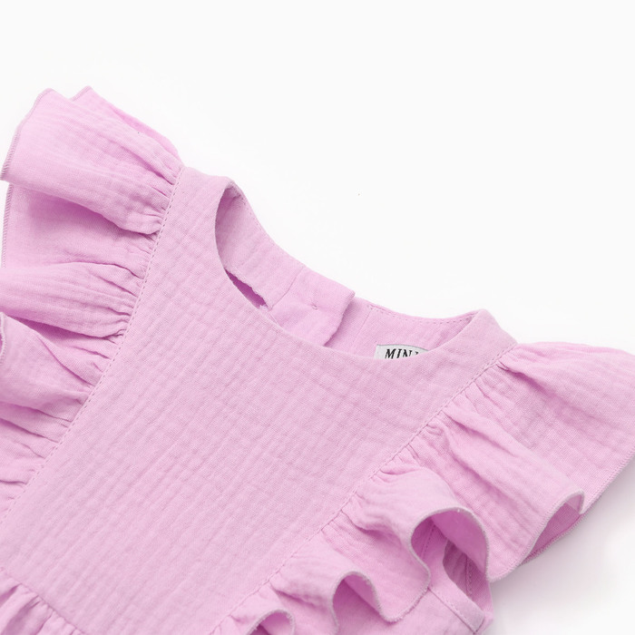 Платье для девочки MINAKU, цвет лиловый, рост 128 см