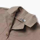 Костюм для девочки (Рубашка и шорты) MINAKU, цвет бежевый, рост 134 см - Фото 5