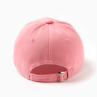 Кепка "Бейсболка" для девочки, цвет розовый, размер 52 -54 - Фото 3