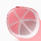 Кепка "Бейсболка" для девочки, цвет розовый, размер 52 -54 - Фото 4