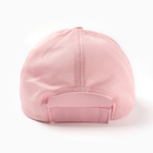Кепка "Бейсболка" для девочки, цвет розовый, размер 52-54 - Фото 3