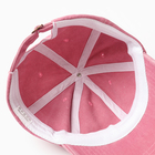Кепка "Бейсболка" для девочки, цвет розовый, размер 55-57 - Фото 4