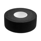 Лента клейкая ТУНДРА, тканевая, хоккейная, черная, 300 мкм, 36 мм х 25 м - фото 9513267