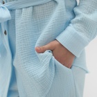 Комплект для девочки (рубашка и брюки) MINAKU цвет голубой, рост 134 см - Фото 4