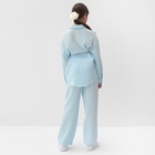 Комплект для девочки (рубашка и брюки) MINAKU цвет голубой, рост 134 см - Фото 5