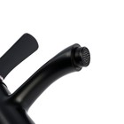 Смеситель для раковины ZEIN Z3690, однорычажный, высота излива 9 см, черный - Фото 3