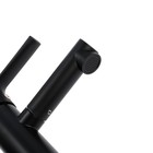 Смеситель для раковины ZEIN Z3693, однорычажный, поворотный излив высотой 9 см, черный - Фото 4