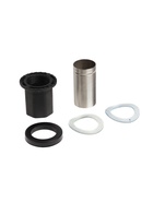 Смеситель для кухни ZEIN Z3705, регулируемый излив высотой 25 см, аэратор 2 режима, черный - Фото 12