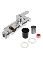 Смеситель для кухни ZEIN Z3707, регулируемый излив, аэратор 2 режима, ABS-пластик, хром - фото 808621342