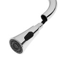 Смеситель для кухни ZEIN Z3710, вытяжной излив, аэратор 2 режима, ABS-пластик, хром - Фото 6