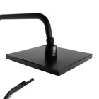 Душевая система ZEIN Z3860, смеситель, тропическая и ручная лейка, полка, латунь, черная - Фото 10