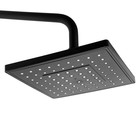 Душевая система ZEIN Z3863, смеситель, верхняя, ручная и гигиеническая лейка, полка, черная - Фото 9