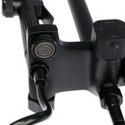 Душевая система ZEIN Z3863, смеситель, верхняя, ручная и гигиеническая лейка, полка, черная - Фото 16