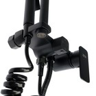 Душевая система ZEIN Z3863, смеситель, верхняя, ручная и гигиеническая лейка, полка, черная - Фото 17