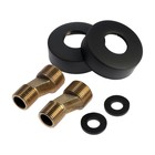 Душевая система ZEIN Z3864, смеситель, верхняя, ручная и гигиеническая лейка, латунь, черная - Фото 11