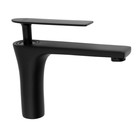 Смеситель для раковины ZEIN Z3872, однорычажный, высота излива 12 см, латунь, черный - Фото 7