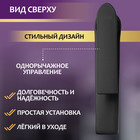 Смеситель для раковины ZEIN Z3872, однорычажный, высота излива 12 см, латунь, черный - Фото 2