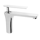 Смеситель для раковины ZEIN Z3873, однорычажный, высота излива 12 см, латунь, хром - Фото 7