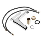 Смеситель для раковины ZEIN Z3873, однорычажный, высота излива 12 см, латунь, хром - Фото 12