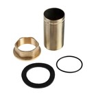 Смеситель для раковины ZEIN Z3874, однорычажный, высота излива 12 см, латунь, черный/gold= - Фото 11