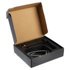 Смеситель для раковины ZEIN Z3874, однорычажный, высота излива 12 см, латунь, черный/gold= - Фото 13